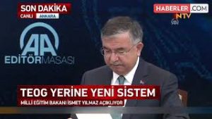 TEOG YERİNE YENİ SİSTEM Bakan Açıkladı